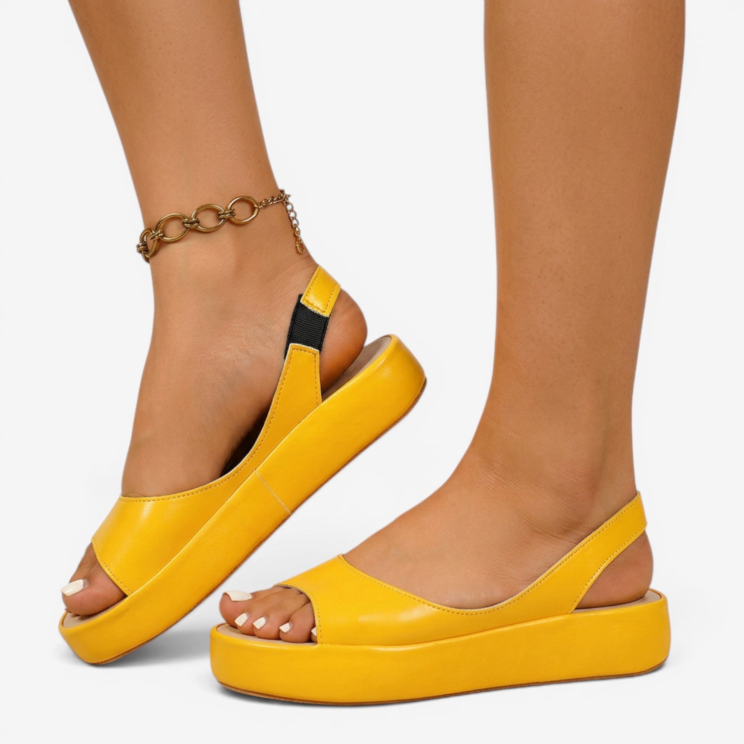 Sandalias de Plataforma con Slingback para Mujer