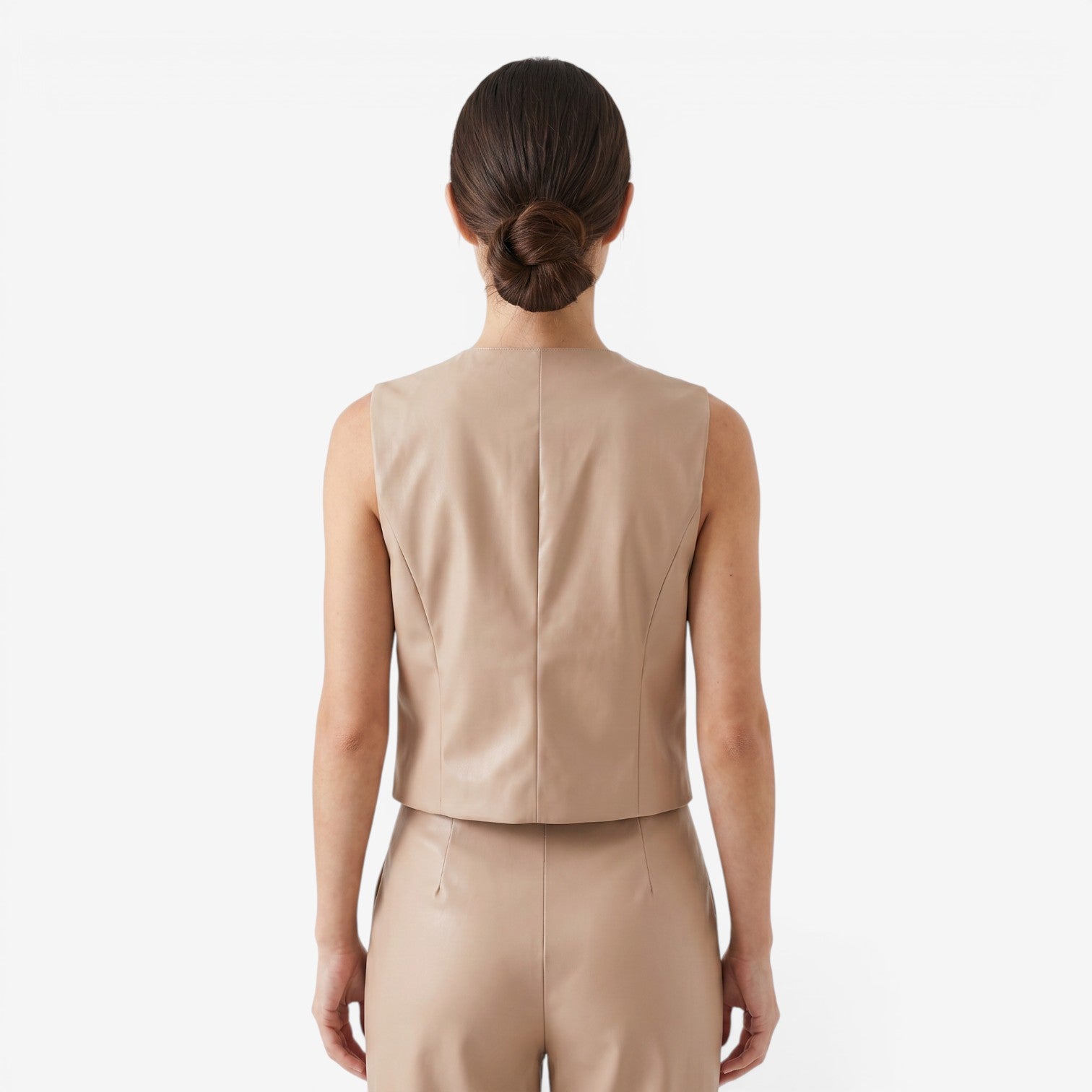 Chaleco Holgado con Botones para Mujer