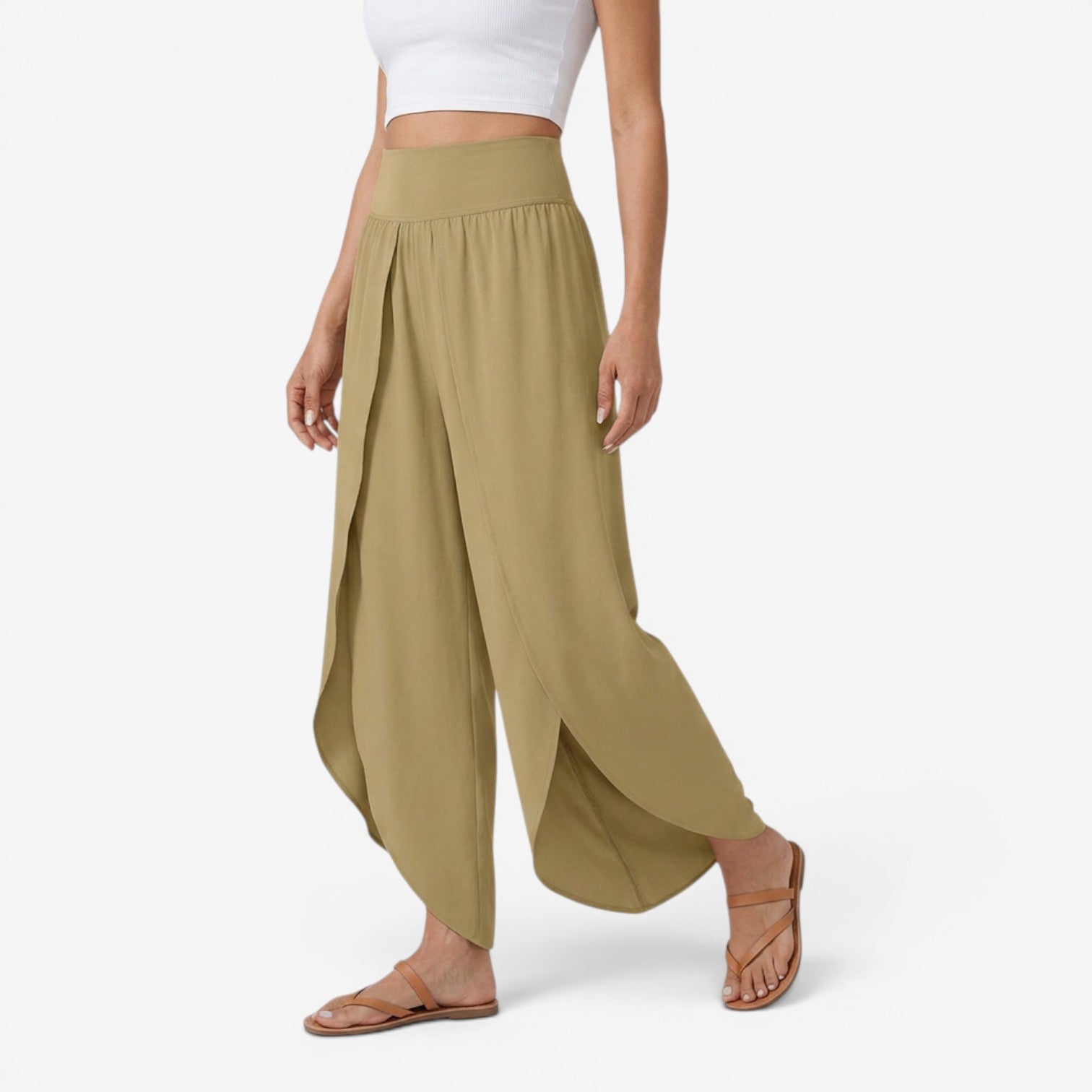 Pantalón de Yoga de Pierna Ancha para Mujer
