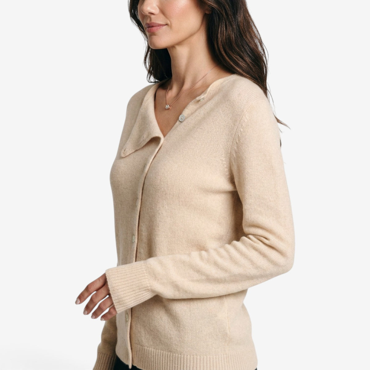Cárdigan de Punto con Botones para Mujer